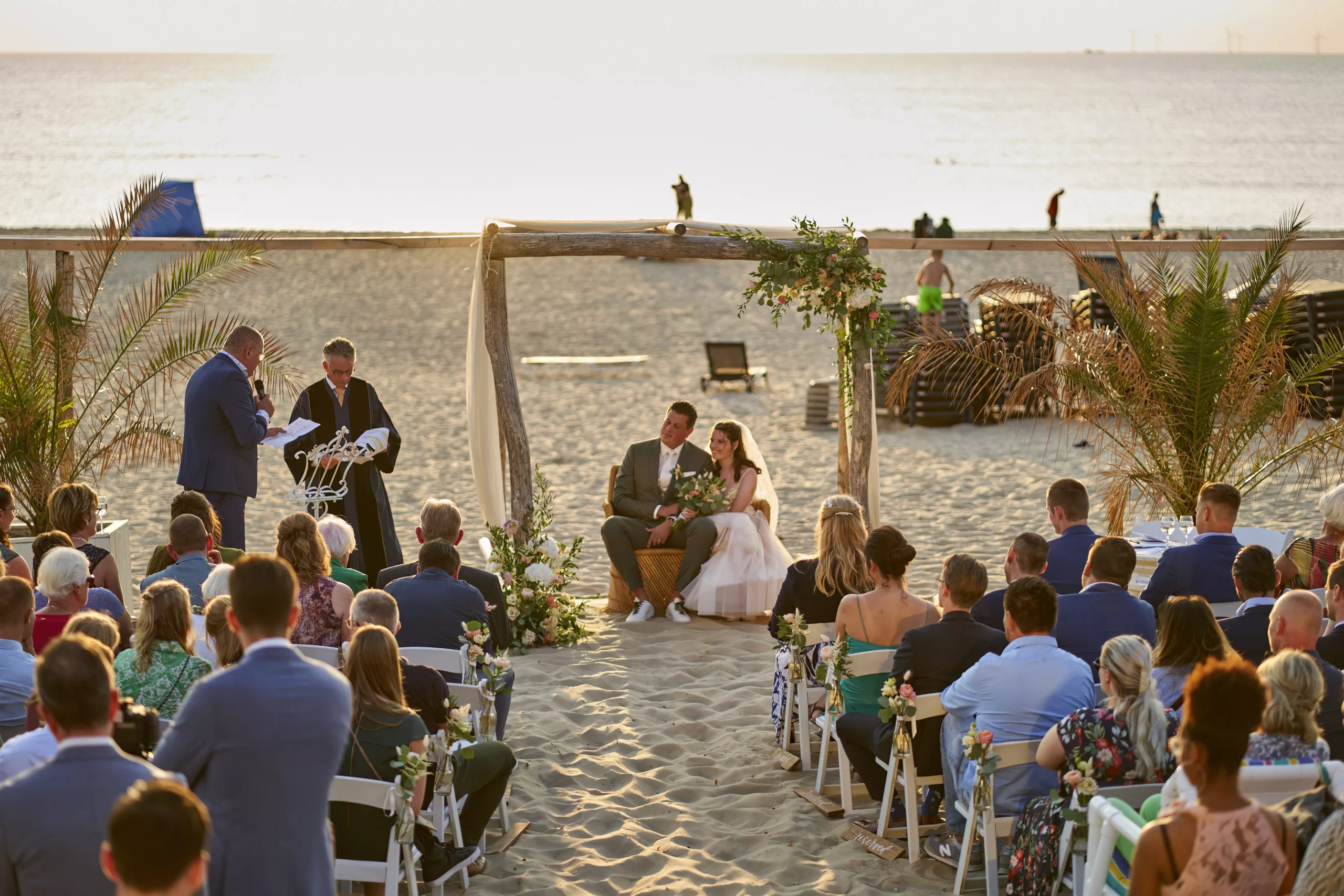 trouwen op het strand